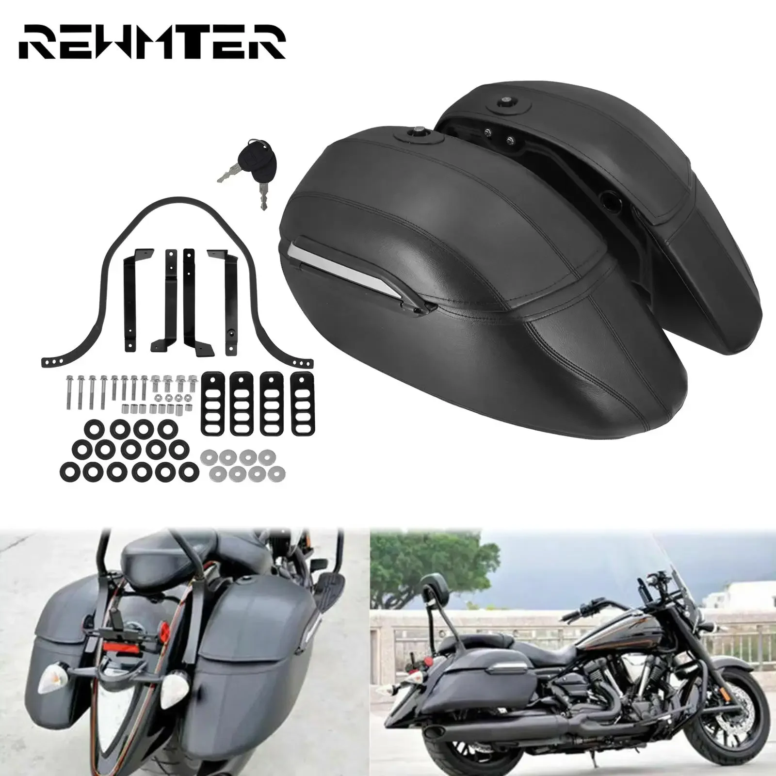Motorcycle Gear Backpack - Bolsa dura para motocicleta, alforjes para